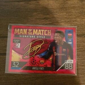 ⚽️ Ansu Fati Man Of The Match Card ⚽️